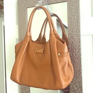 Kate Spade Camel Leather Stevie Tote